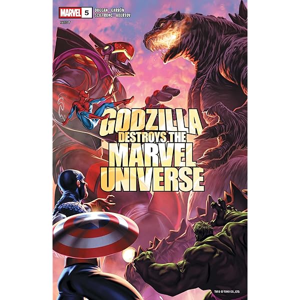 Amazon.com: Godzilla Destroys The Marvel Universe (2025) #2 (of 5